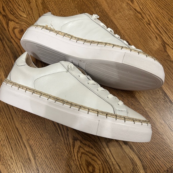 DIBA True Womens Sneakers Em Belish White Leather Platform NWOT Athleisure - Picture 7 of 11